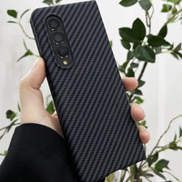 Carbon Fiber Pattern Case For Samsung Z Fold W SGNE04 - Thumbnail 7