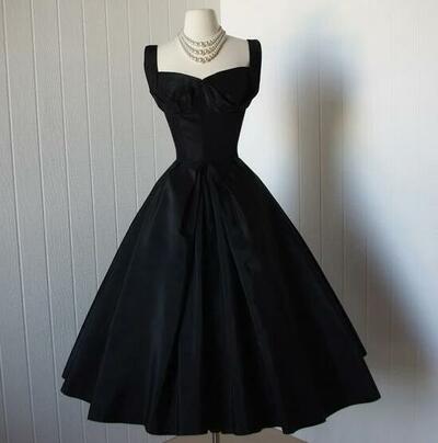 Elegant Black Short Prom Dresses