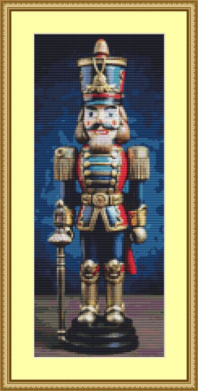 Nutcracker Cross Stitch Pattern
