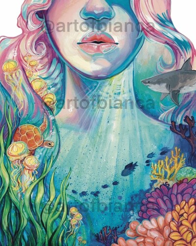 Elemental Coral Reef 8x10 Print