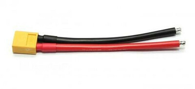 XT60 Male Pigtail RC Battery Connector With 14AWG Wire