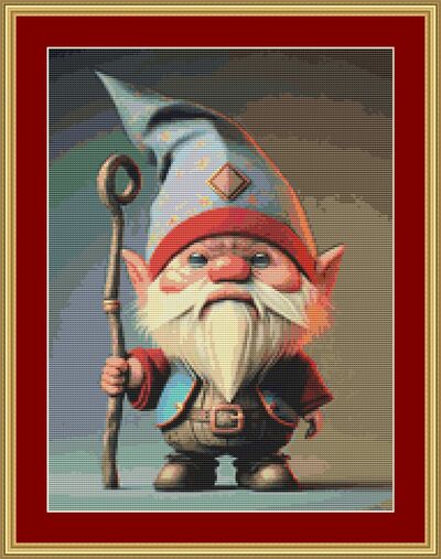 Elf Cross Stitch Pattern