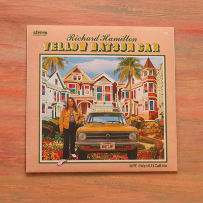 RICHARD HAMILTON - 'Yellow Datsun Car' 7" single