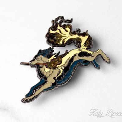 Match wolf - enamel pin - Thumbnail 2