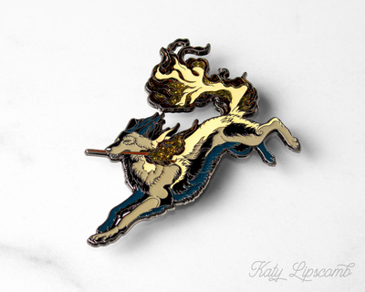 Match Wolf - Enamel Pin