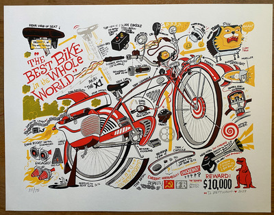 The Best Bike in the Whole World! print