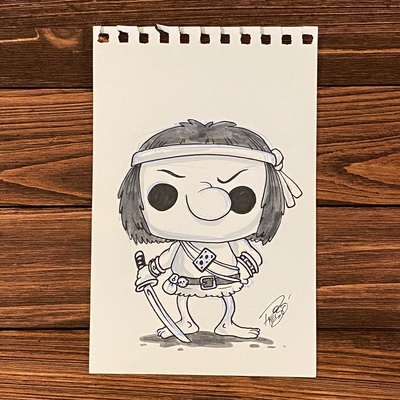 Original concept sketch - “wishlist” groo the wanderer