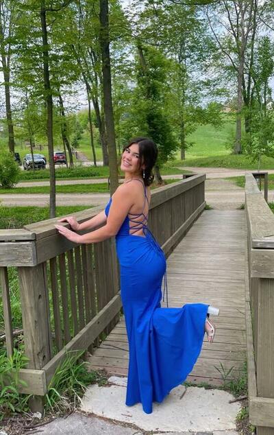Elegant Royal Blue Mermaid Long Prom Dress,Evening Dress