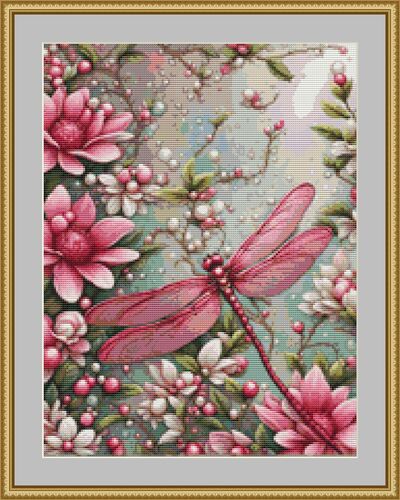 Dragonfly Cross Stitch Pattern