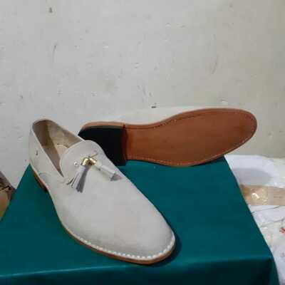 Handmade patina Leather dress Shoes For Men
