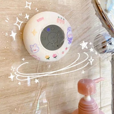 Portable waterproof bluetooth speaker for bathroom bte04 - Thumbnail 4