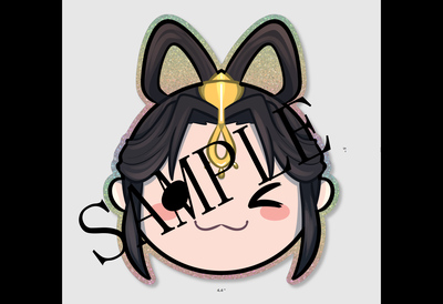 Wind Master LARGE Die Cut Sticker 3 GLITTER