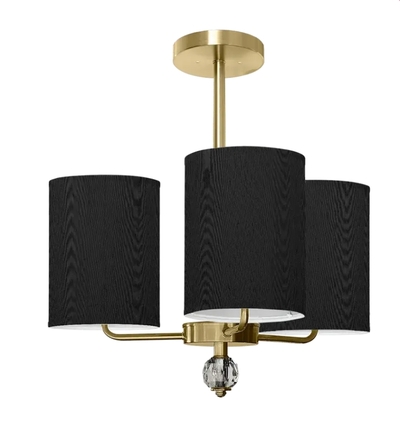 Newport 3 Arm Chandelier - Brass Finish - SBC-NEWPORT3BR_MARRAKESH