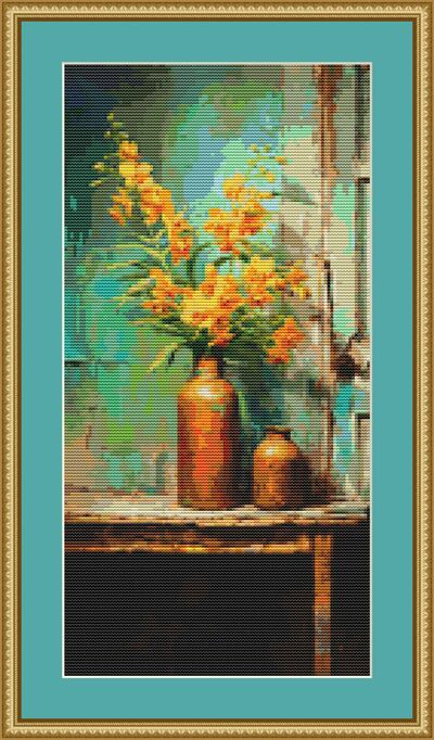 Vases Cross Stitch Pattern