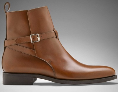 HANDMADE BROWN COLOR LEATHER BOOT, MEN LEATHER BOOT