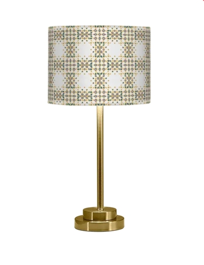 HANOVER TABLE LAMP - HANOVER-HRNGBONE_NAVY_VERT-NICKEL