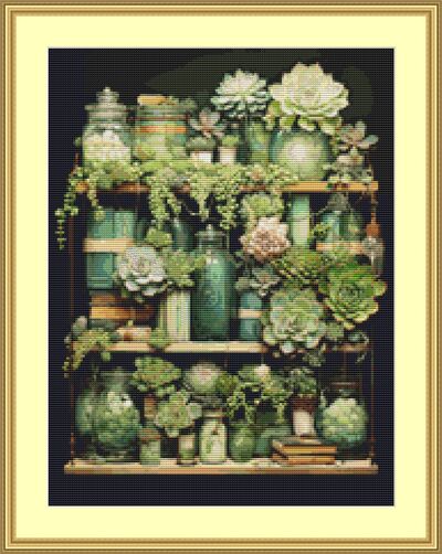 Nature Cross Stitch Pattern