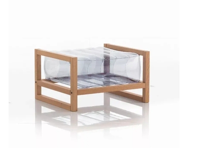 YOKO POUF EKO WOOD Frame - PYKCBEKO01TR