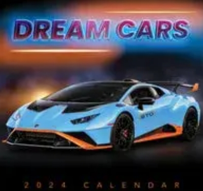 2024 Dream Cars Wall Calendar - 24-1030-CS