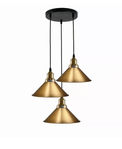 3 Head Cone Pendant - ENC3023-CA
