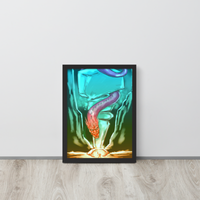 Knowledge framed poster