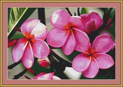 Delicate Flowers Cross Stitch Pattern