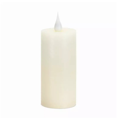 LED Candle 1.75"D x 4"H Wax/Plastic 2 AA Batteries Not Included - 83749DS