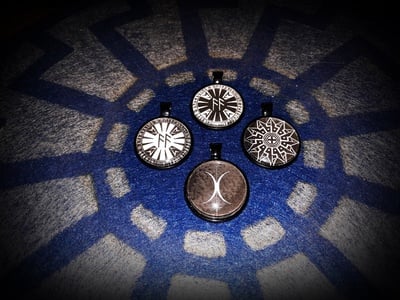 Atlantean Blood/The Weird Rider/Astral Avalon Pendant (Handmade)