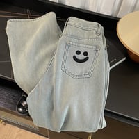 Funny Pocket Face Jeans - Thumbnail 5