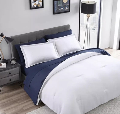 Chestnut Reversible 7 Piece bed in a bag Comforter Set - 90053