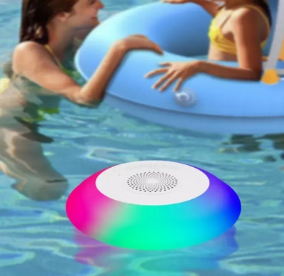 Floatilla Bluetooth LED Enabled Waterproof Speaker For Pools And Outdoors - 723466580328