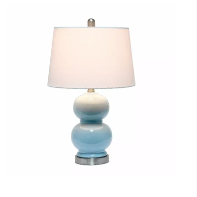Lalia Home Dual Orb Table Lamp with Fabric Shade - LHT-4003-LT