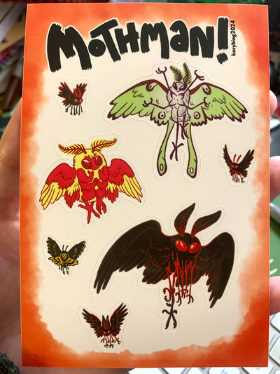 Cryptids Sticker Sheets!