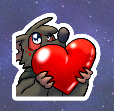Star Warriors Sticker sheet Emote Series 1 - Rat