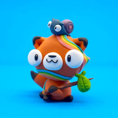 Miniature Fox and Friend