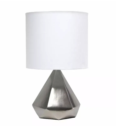 Pyramid Table Lamp - LT2079-SLV