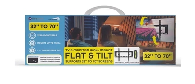 TV & Monitor Wall Mount - Up To 70 Inches - LWMUL01-006