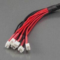 6X 1 Cell Ultra Micro Lipo Battery Parallel Charger Harness Plug For Blade MCPX & Others - Thumbnail 1