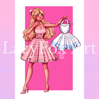 Barbie movie print 3