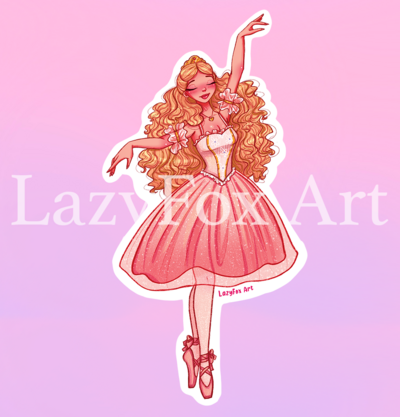 Nutcracker Clara Sticker
