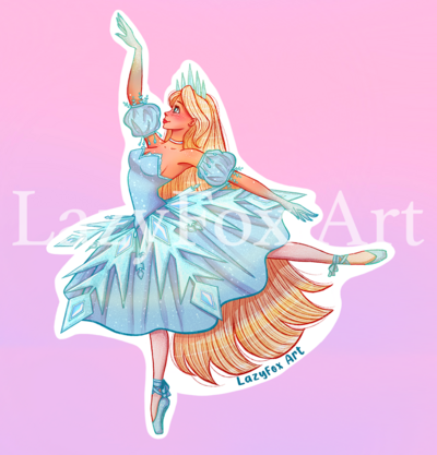 Snow Fairy Sticker