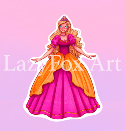 Diamond castle princess Liana sticker