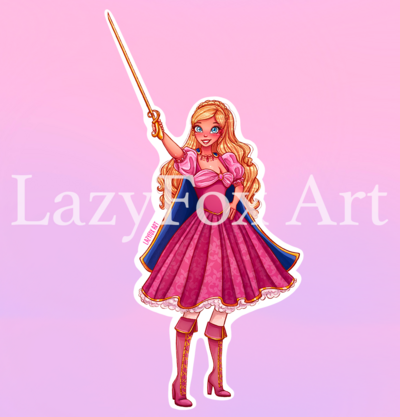 3 Musketeers Corinne sticker