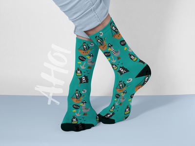 Pirate Novelty Socks