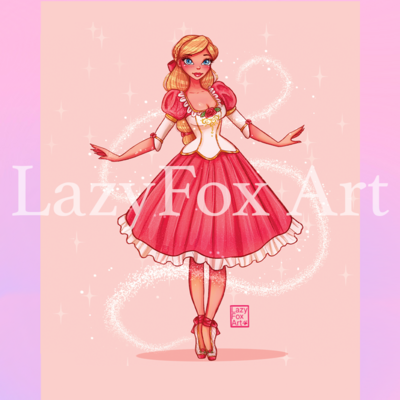 12 dancing princesses Genevieve Print