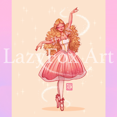 Nutcracker Clara Art Print