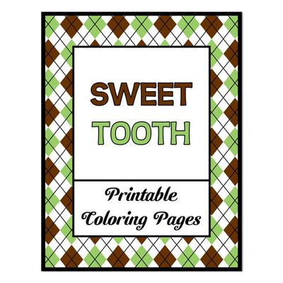 Sweet Tooth_Printable Coloring Pages
