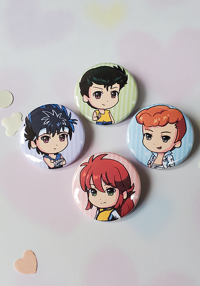 Yu Yu Hakusho Buttons