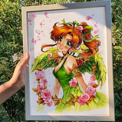 *Poster & Postcards* Moon Angel Jupiter