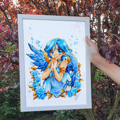 *Poster & Postcards* Moon Angel Mercury